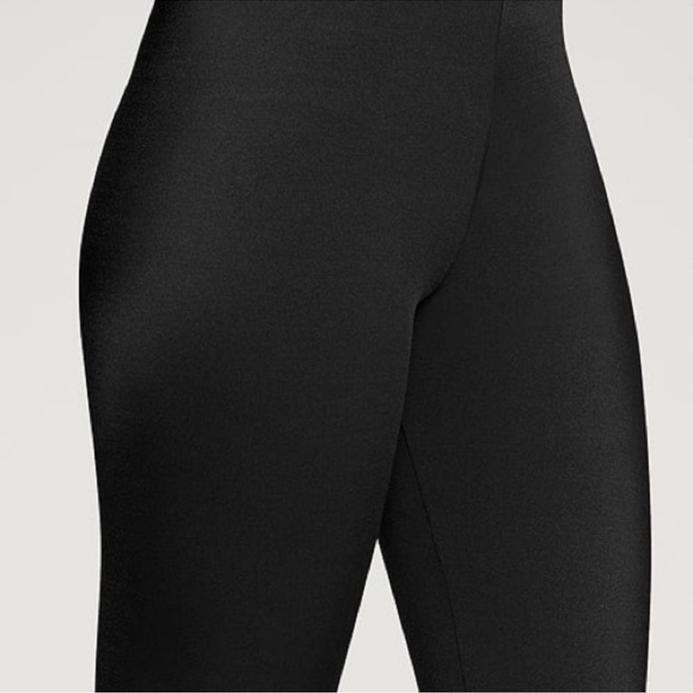 Wolford Black High-Waisted Leggings Sleek Stretchy Design - Picture 4 of 13